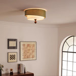 Layered Fabric Ceiling Light – Soft Diffused Glow for Modern Interiors