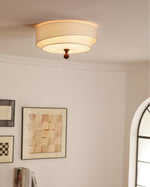 Layered Fabric Ceiling Light – Soft Diffused Glow for Modern Interiors