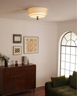 Layered Fabric Ceiling Light – Soft Diffused Glow for Modern Interiors