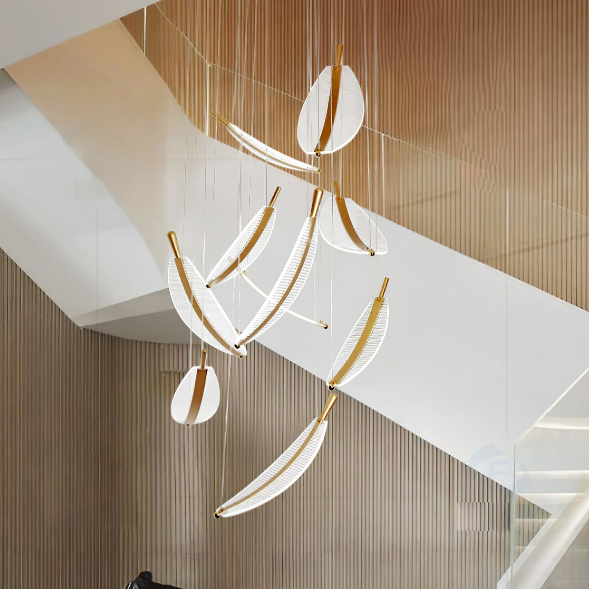 Leaf Led Chandelier
