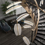 Leaf Led Chandelier
