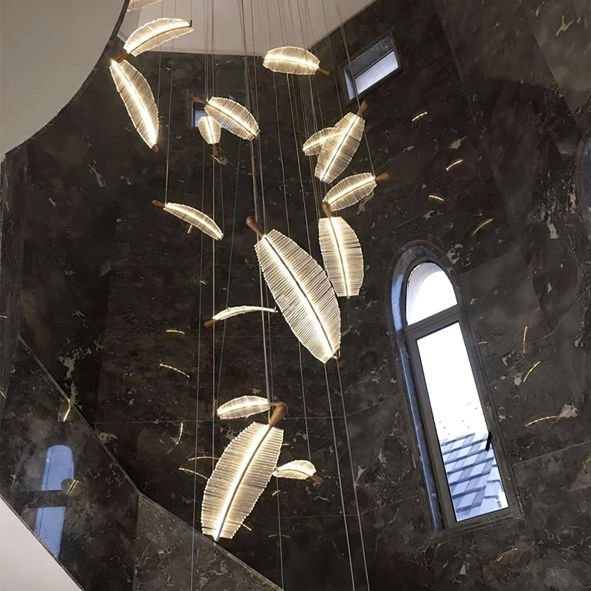 Leaf Led Chandelier