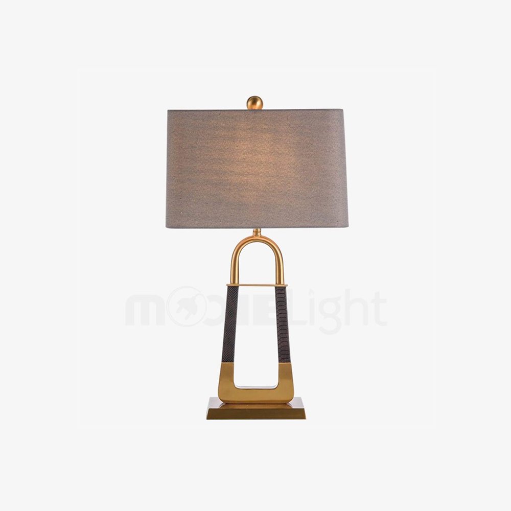 Leather Pattern Table Lamp