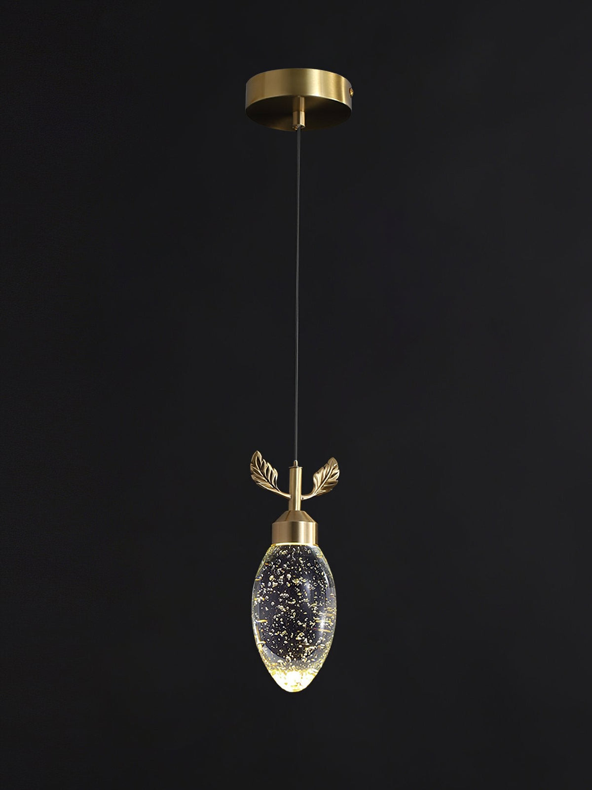 Leaves Water Drops Pendant Light