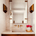Leclerc Brass Wall Sconce – Handcrafted Solid Brass Lighting for Modern Interiors