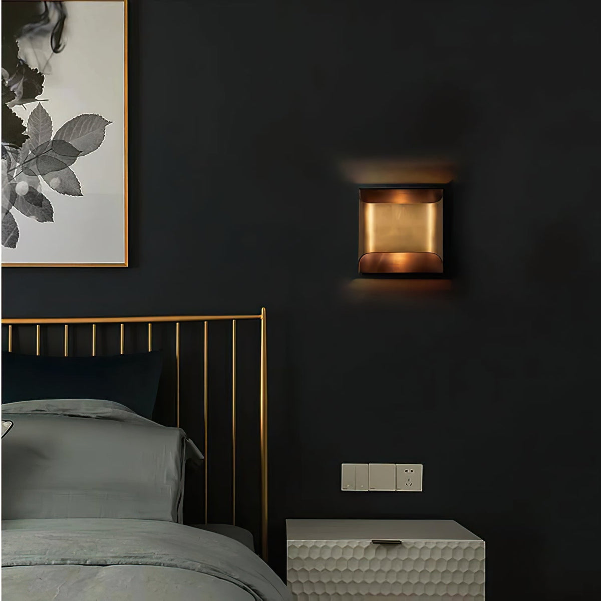 Leclerc Brass Wall Sconce – Handcrafted Solid Brass Lighting for Modern Interiors