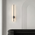 Leon Linear LED Wall Sconce in Black for Modern Interiors