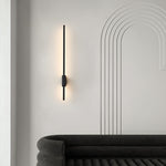 Leon Linear LED Wall Sconce in Black for Modern Interiors