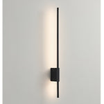 Leon Linear LED Wall Sconce in Black for Modern Interiors