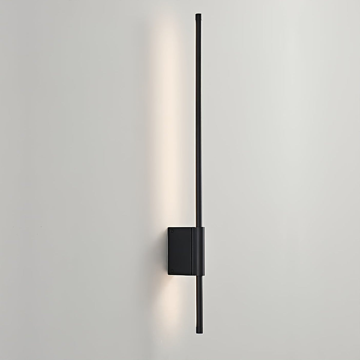 Leon Linear LED Wall Sconce in Black for Modern Interiors