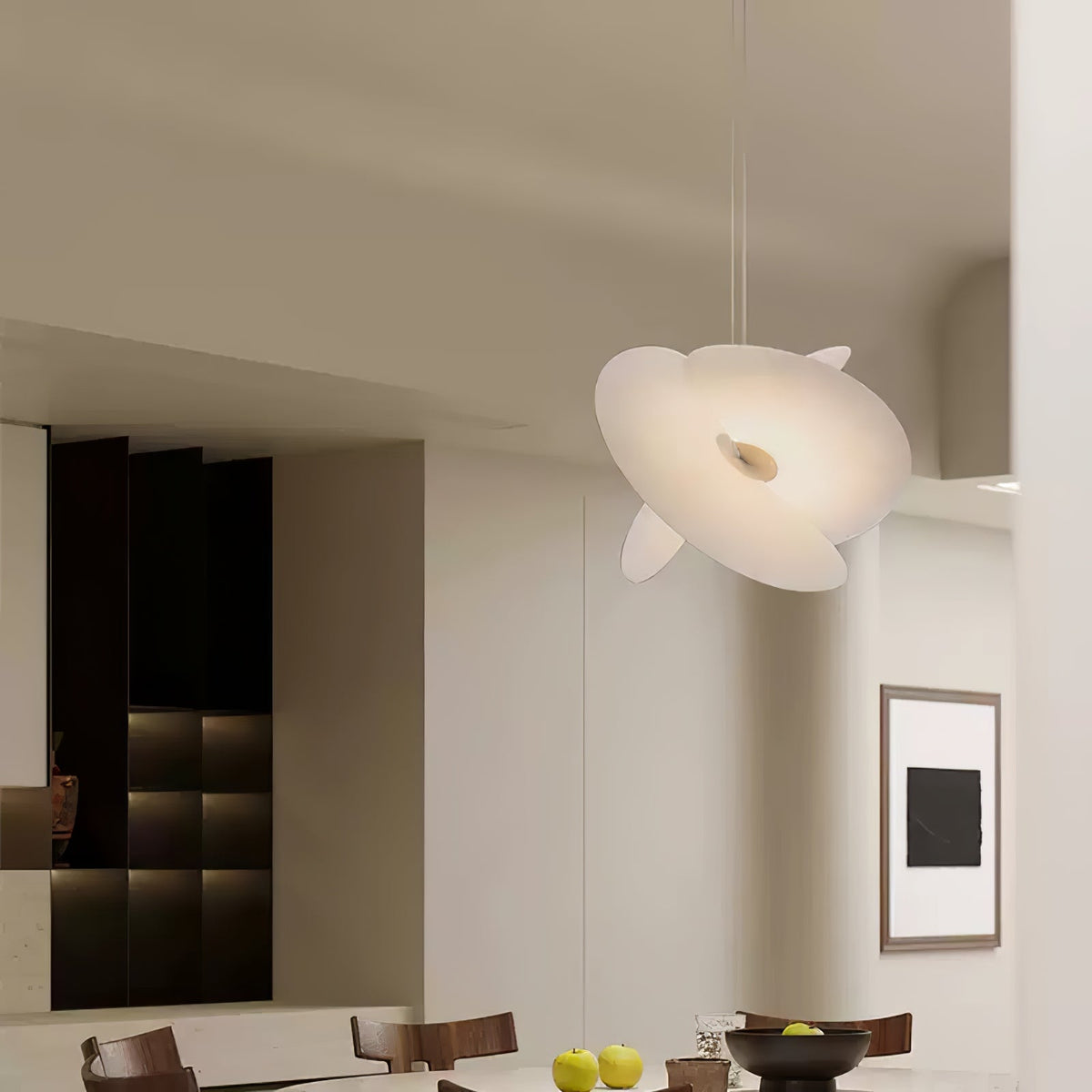 Modern Sail Pendant Light – Minimalist LED Ceiling Lamp for Dining Room & Living Room