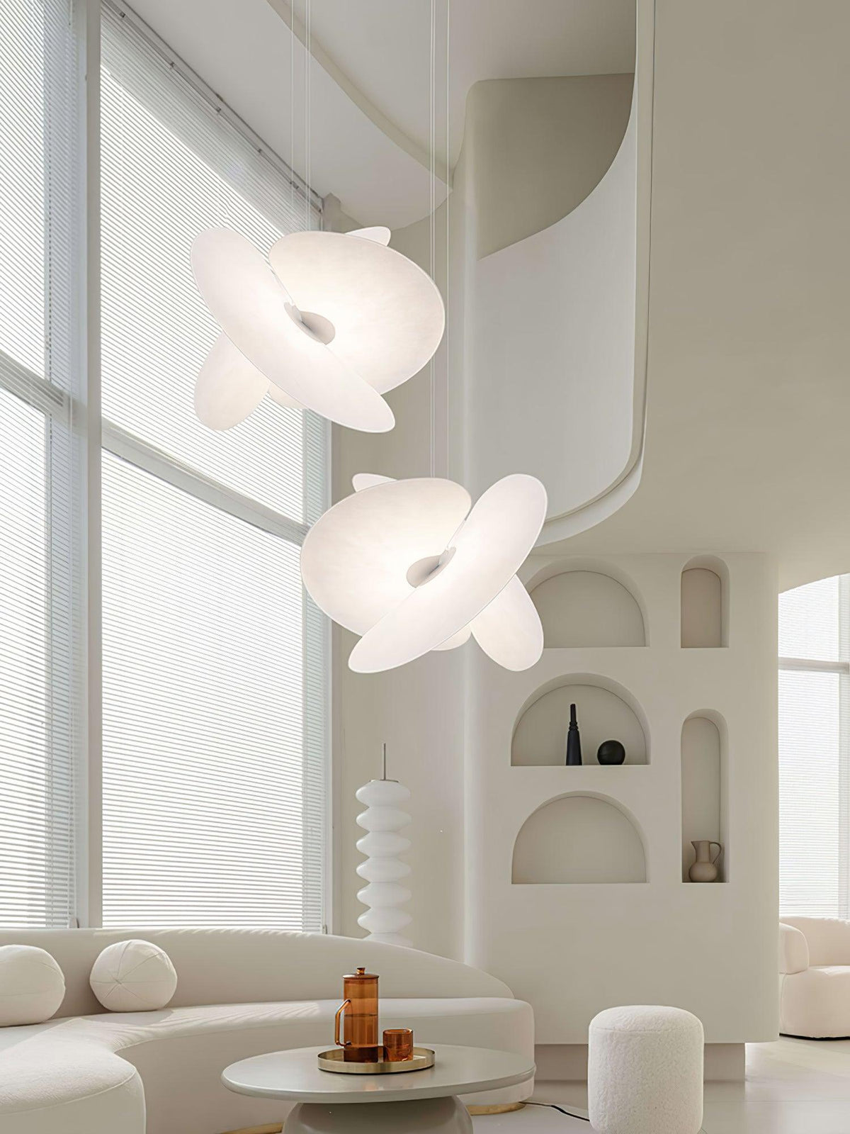Modern Sail Pendant Light – Minimalist LED Ceiling Lamp for Dining Room & Living Room