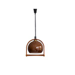 Levitation Dijkstra Pendant Light – Modern Wood & Glass Hanging Lamp for Dining Room, Kitchen Island, Bedroom