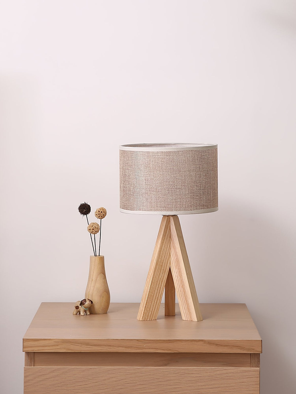 Lifland Solid Wood Table Lamp