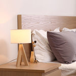 Lifland Solid Wood Table Lamp