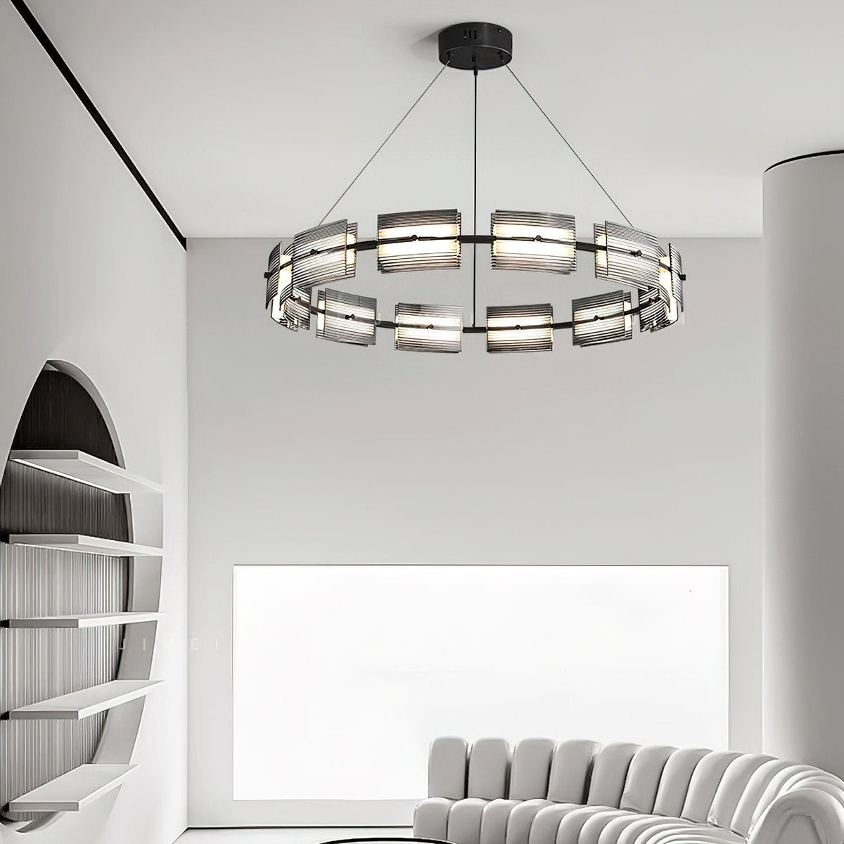 Light Luxury Geometric Chandelier
