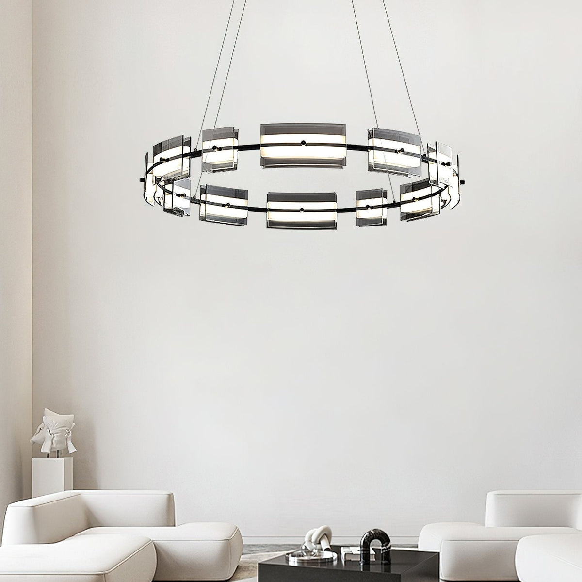 Light Luxury Geometric Chandelier