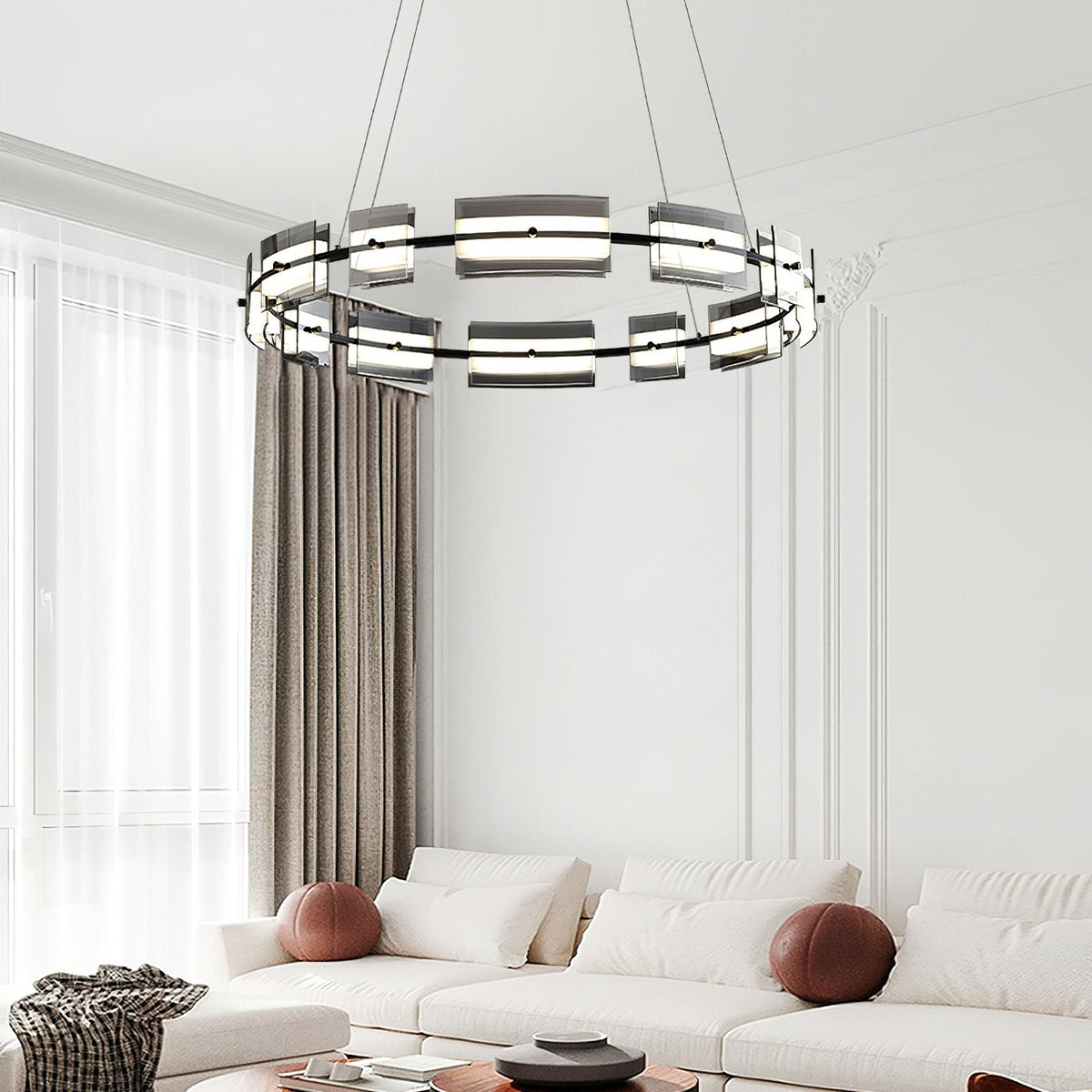 Light Luxury Geometric Chandelier