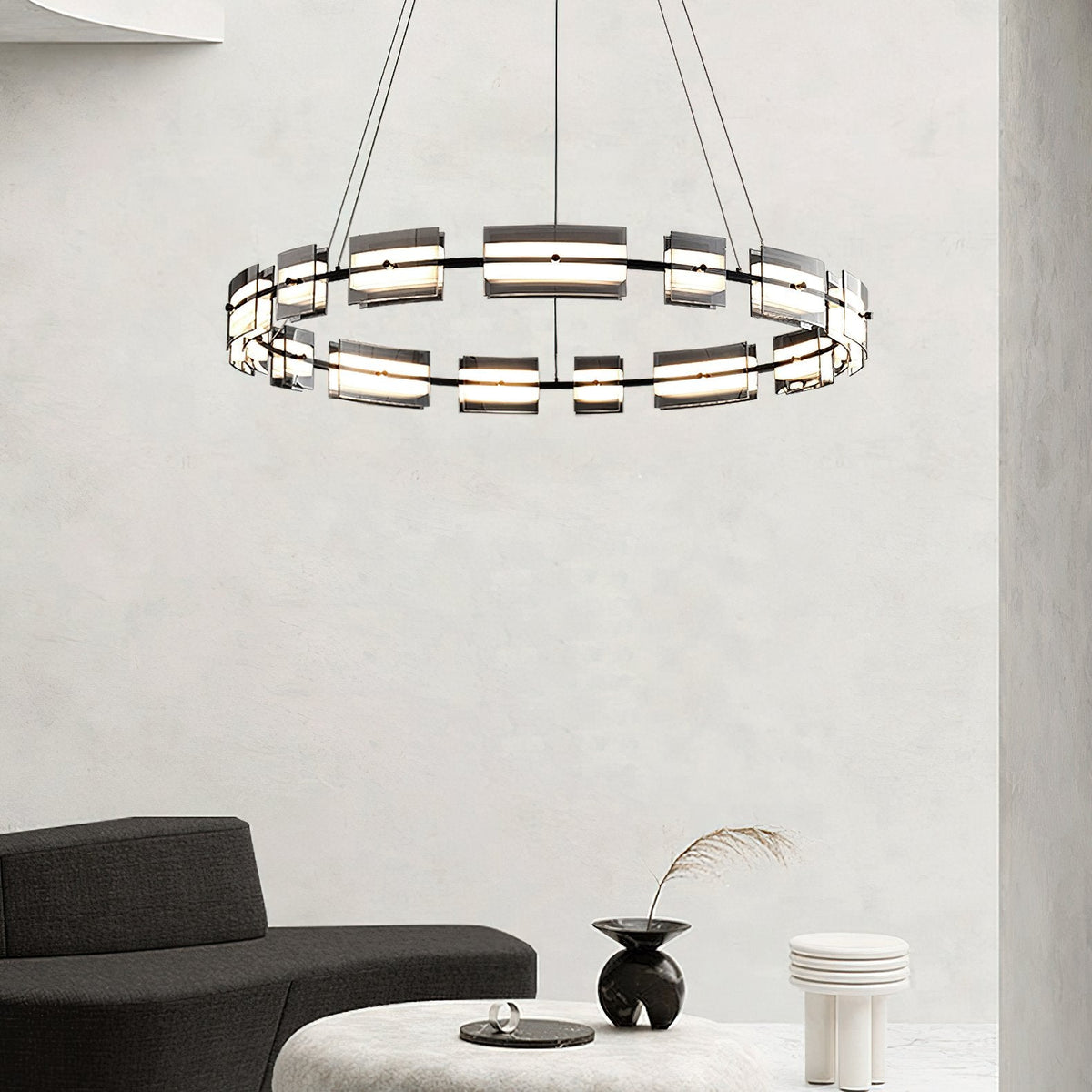 Light Luxury Geometric Chandelier