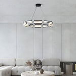 Light Luxury Geometric Chandelier