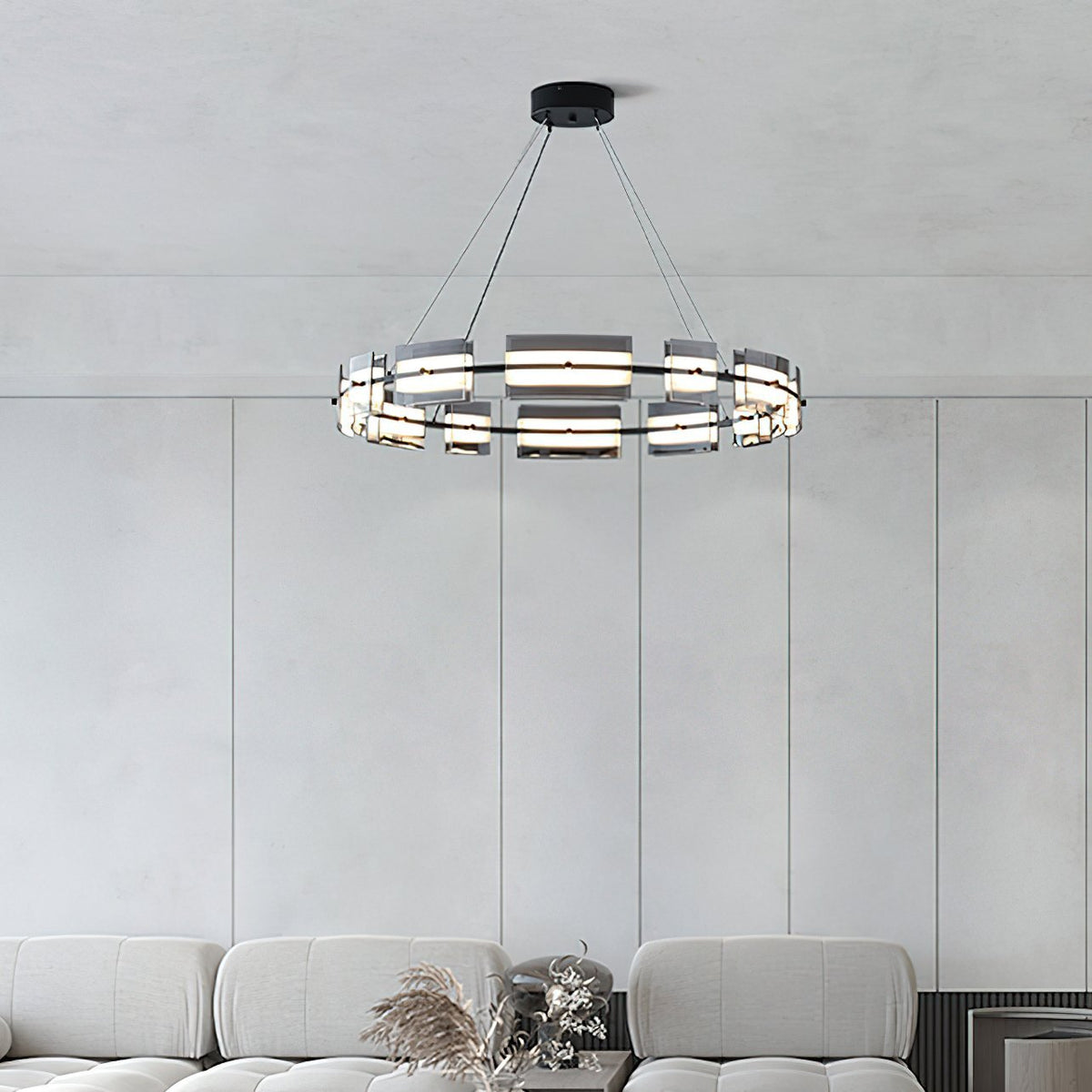 Light Luxury Geometric Chandelier