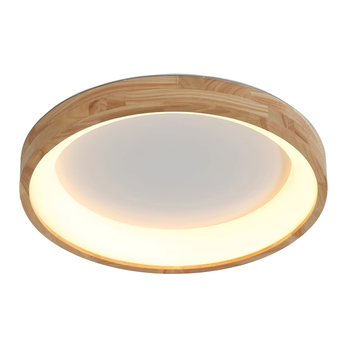 Ligna Square LED Ceiling Light in Wood and Acrylic