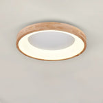 Ligna Square LED Ceiling Light in Wood and Acrylic