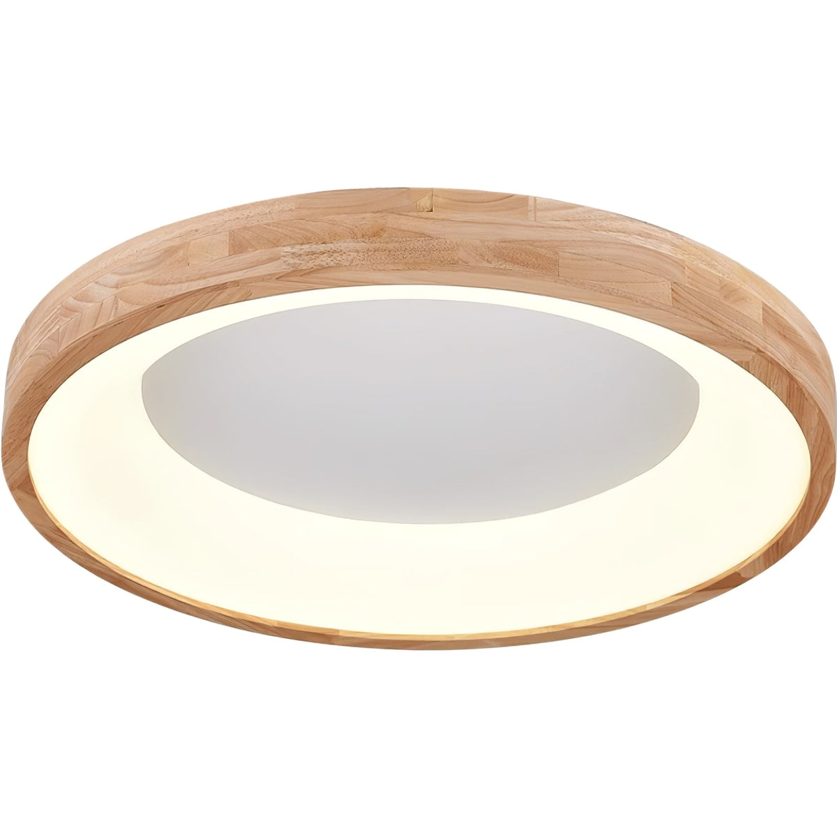 Ligna Square LED Ceiling Light in Wood and Acrylic