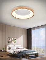 Ligna Square LED Ceiling Light in Wood and Acrylic
