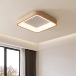 Ligna Square LED Ceiling Light in Wood and Acrylic