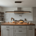 Lignis Linear Wood LED Pendant Light for Dining Room and Kitchen Island