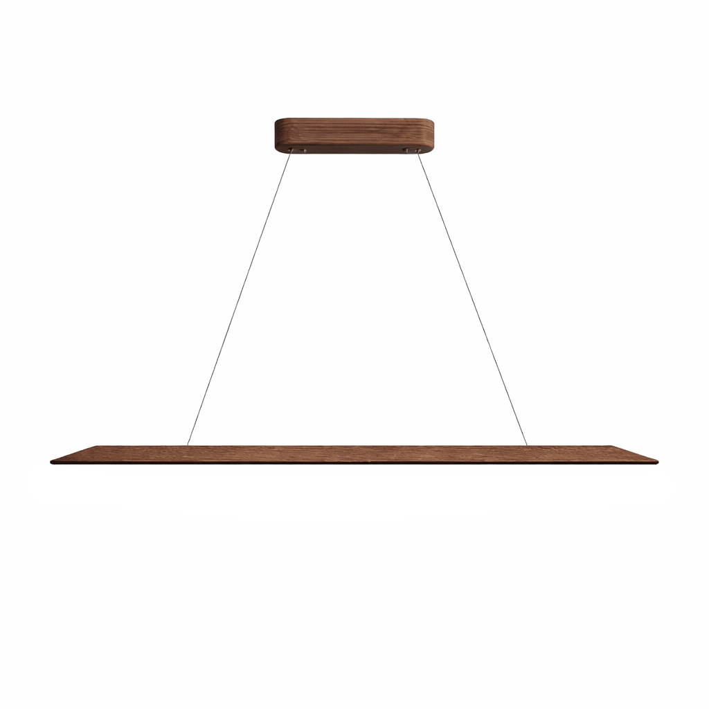 Lignis Linear Wood LED Pendant Light for Dining Room and Kitchen Island