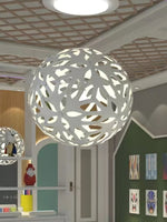 Ligno Sculptural Wood Pendant Light for Dining and Living Spaces