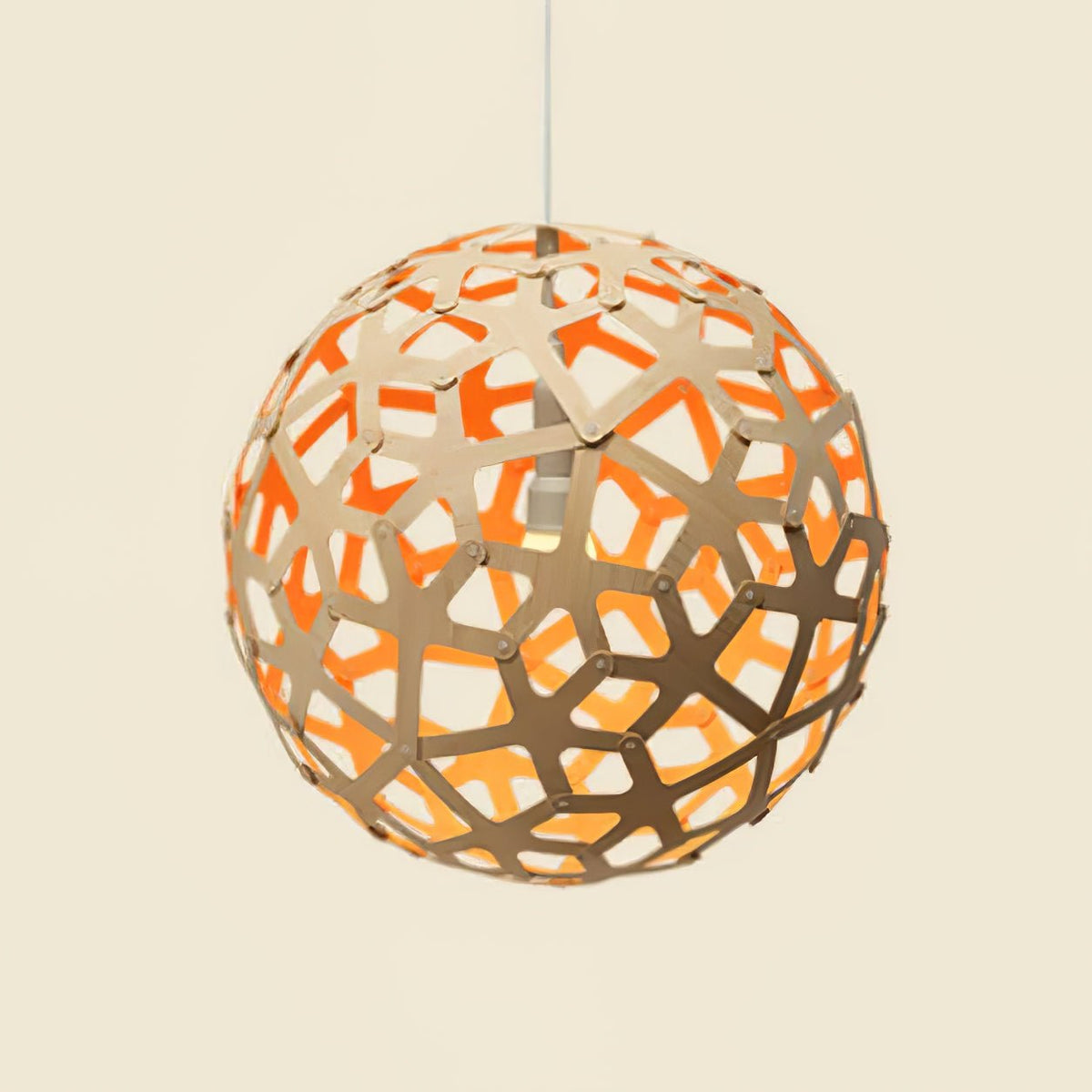 Ligno Sculptural Wood Pendant Light for Dining and Living Spaces