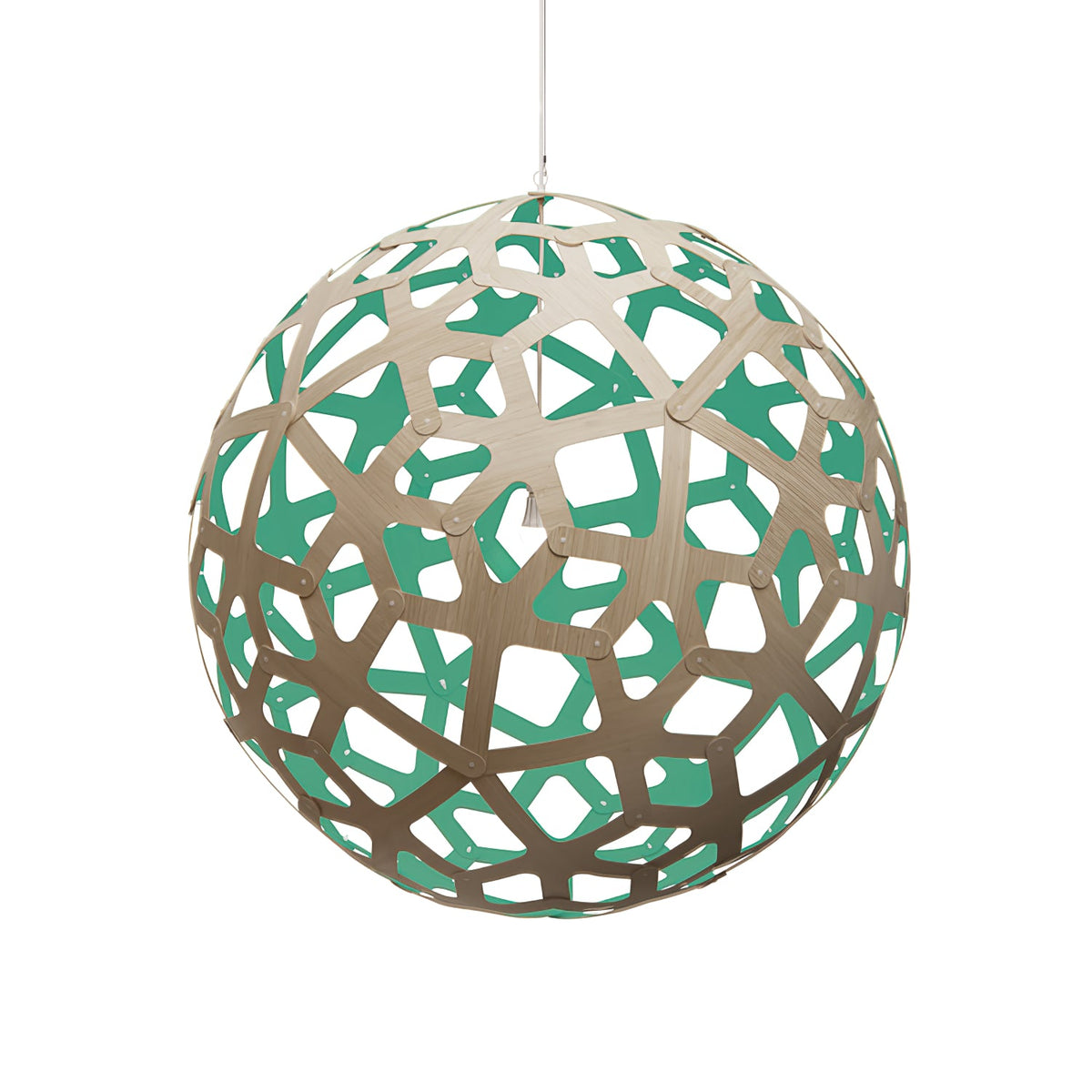 Ligno Sculptural Wood Pendant Light for Dining and Living Spaces