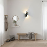Lila Wall Sconce – Modern Ribbon LED Wall Light in Black & Gold