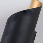 Lila Wall Sconce – Modern Ribbon LED Wall Light in Black & Gold