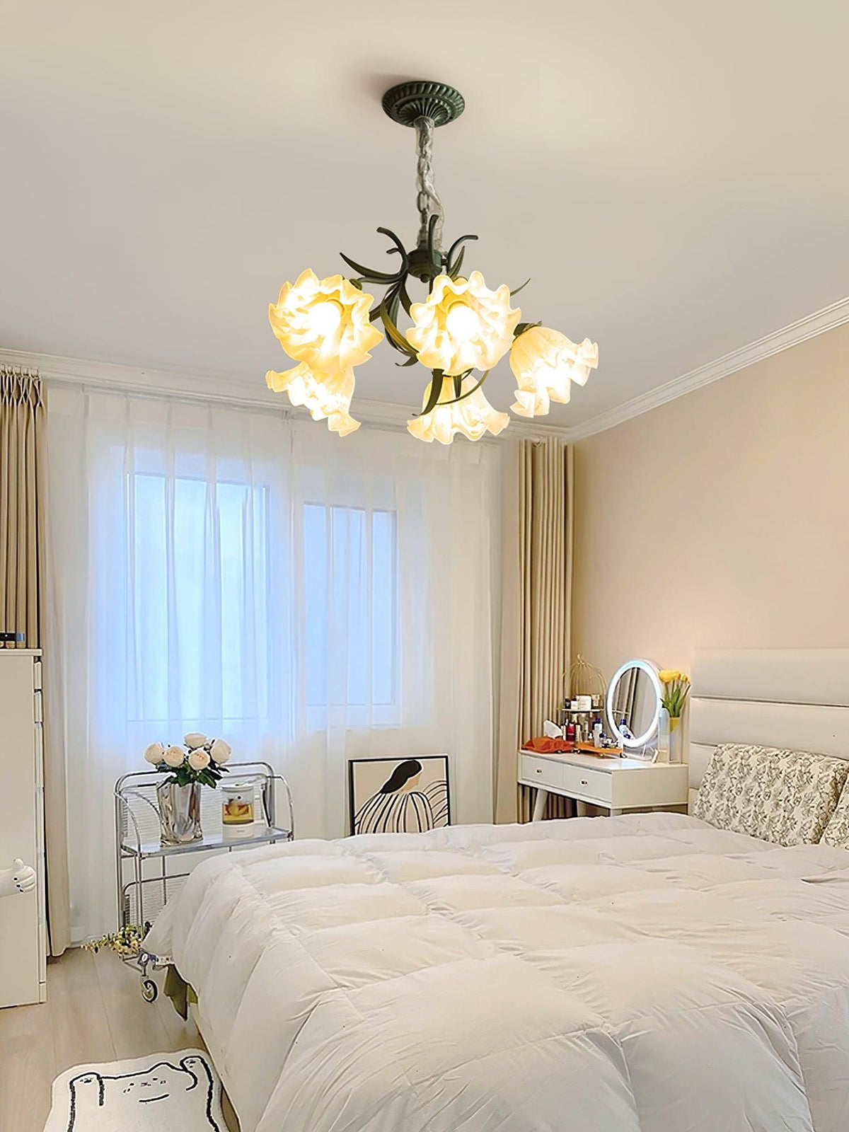 Lily Of The Valley Flower Chandelier