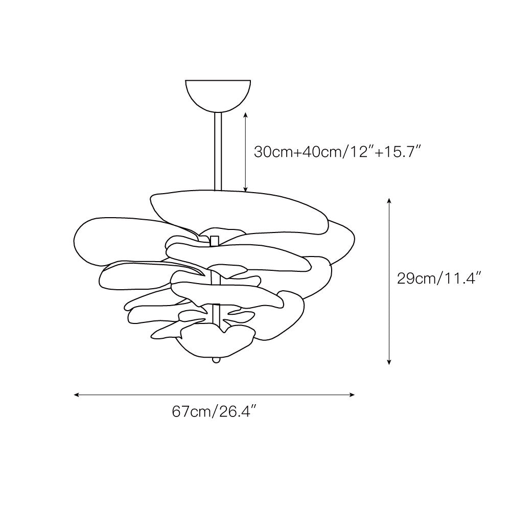 lotus-leaf-layered-glass-chandelier