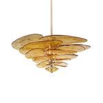 lotus-leaf-layered-glass-chandelier