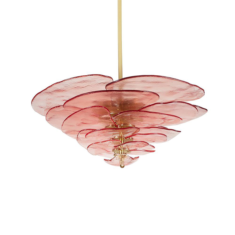 lotus-leaf-layered-glass-chandelier