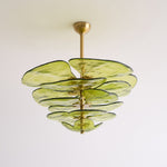 lotus-leaf-layered-glass-chandelier