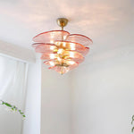 lotus-leaf-layered-glass-chandelier