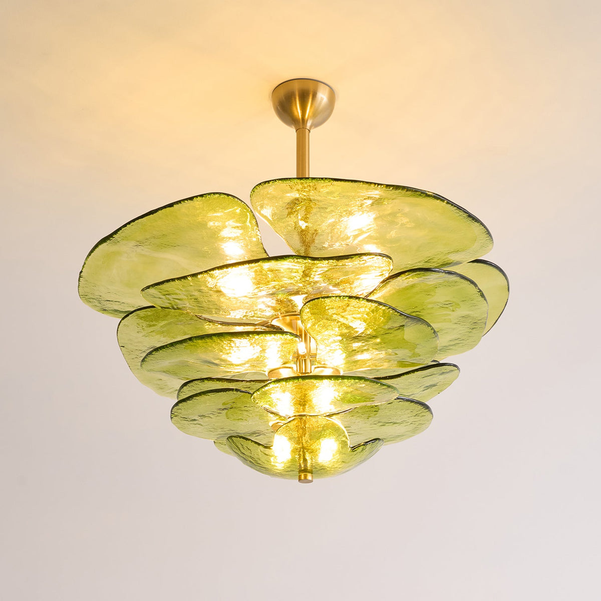 lotus-leaf-layered-glass-chandelier