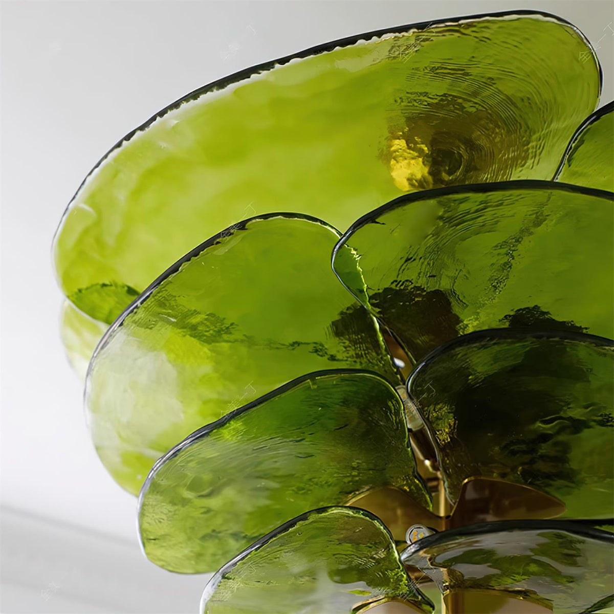 lotus-leaf-layered-glass-chandelier