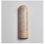 Lina Travertine Wall Sconce – Sculptural Stone Lighting for Modern Interiors