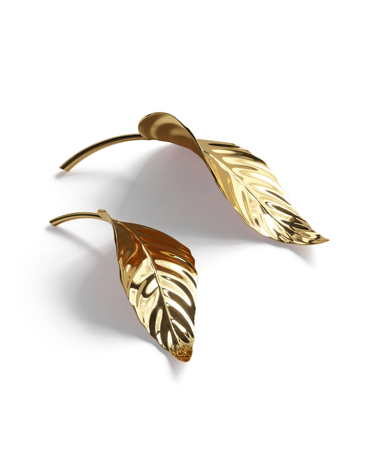 Linden Leaves Crystal LED Chandelier | Modern Linear Pendant Light for Dining Room and Foyer