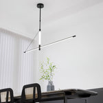 Linea Axis Modern Linear LED Pendant Light for Kitchen Island
