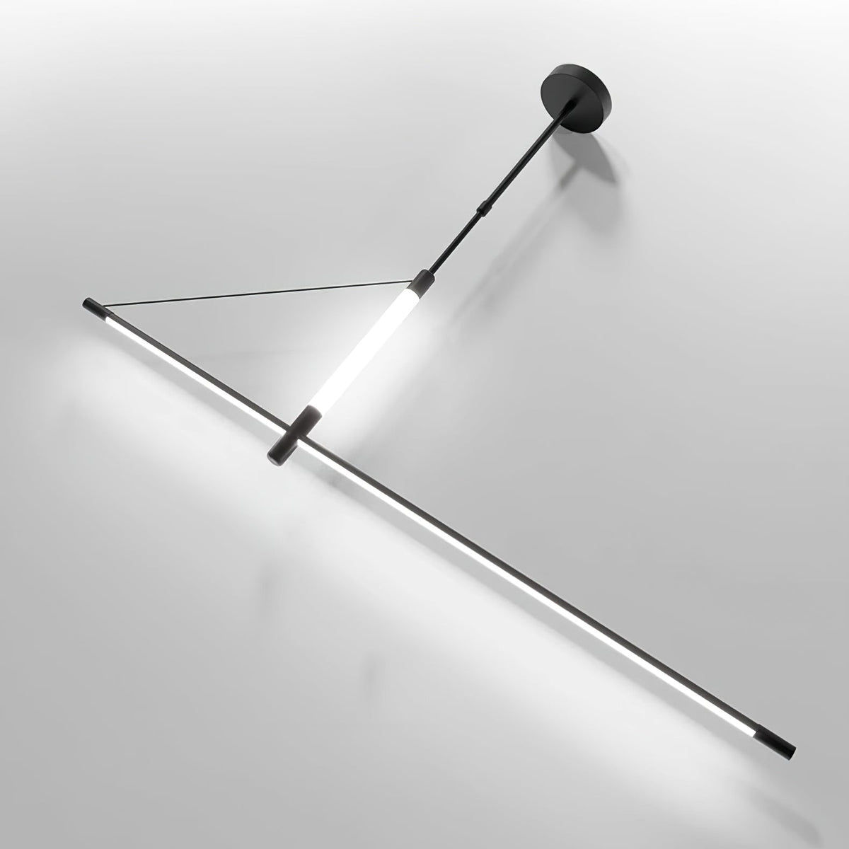 Linea Axis Modern Linear LED Pendant Light for Kitchen Island