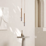 Linea Travertine Pendant Light – Modern Stone Pendant Lamp for Dining & Living Spaces